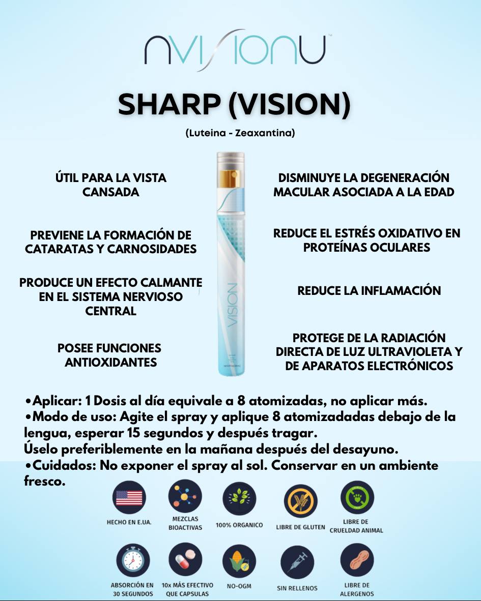 Adiós vista cansada - Sharp (Vision) + ENVIO GRATIS ⭐️⭐️⭐️⭐️⭐️