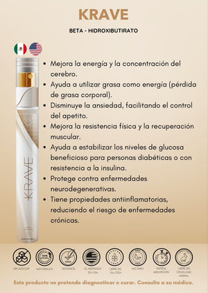 Bajar de peso (control de antojos) - Krave + ENVIO GRATIS ⭐️⭐️⭐️⭐️⭐️