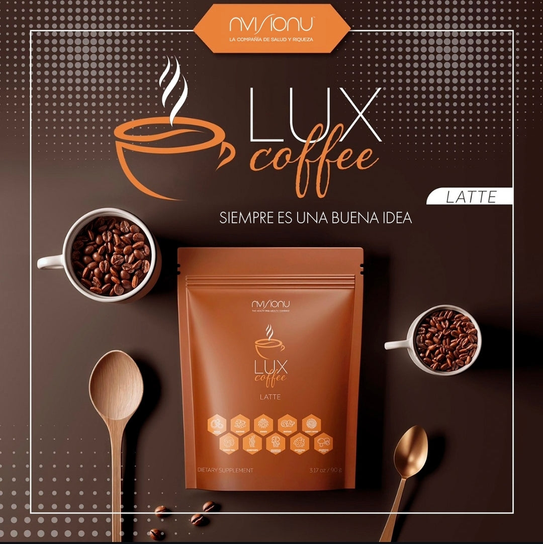 Café Latte con adaptógenos - Lux Coffe + ENVIO GRATIS