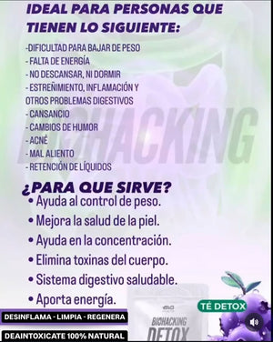 Té Detox Premium - Desintoxicar + ENVIO GRATIS ⭐️⭐️⭐️⭐️⭐️